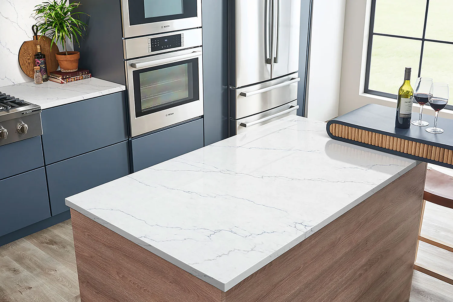 Corsica Pearl Calacatta Hero Quartz 3cm - Image 4