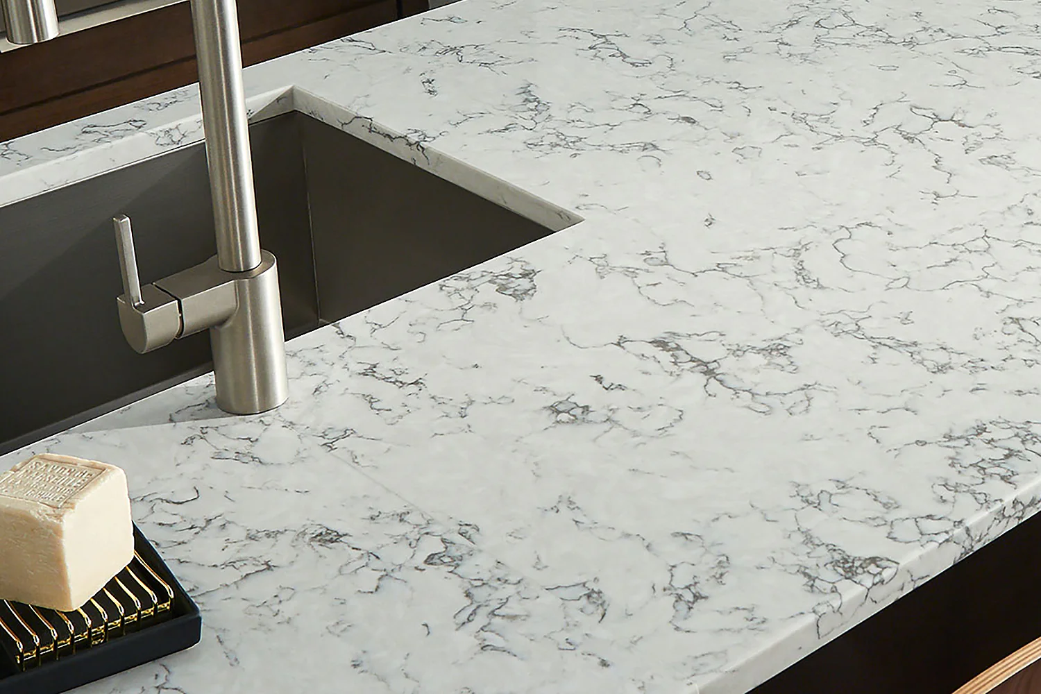 Corsica Pearl Crevasse Quartz 3cm - Image 3