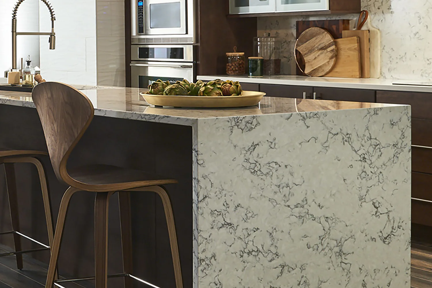 Corsica Pearl Crevasse Quartz 3cm - Image 4