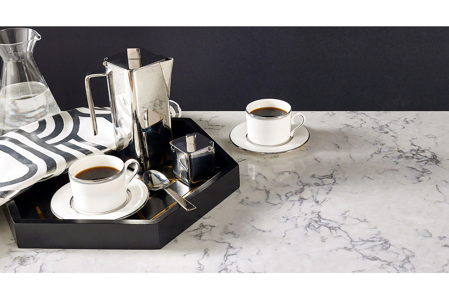 Corsica Pearl Crevasse Quartz 3cm - Image 5